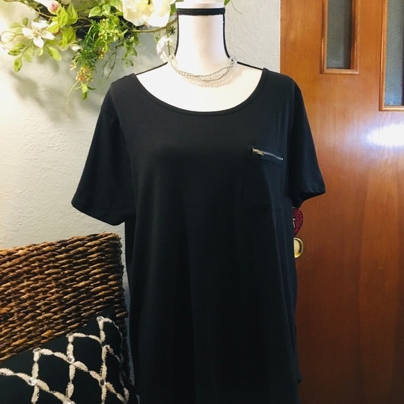 Splash Cutout back black t shirt - Picture 4 of 7